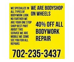 Mobile auto body repair